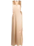 VOZ Frontwards wrap dress - Gold