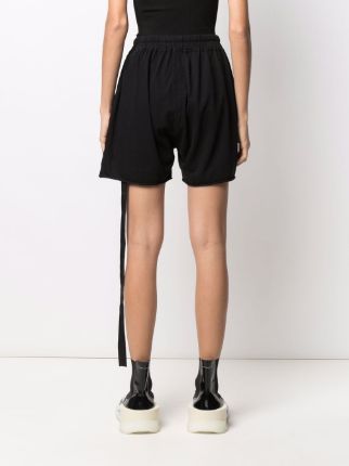 drawstring-waist track shorts展示图