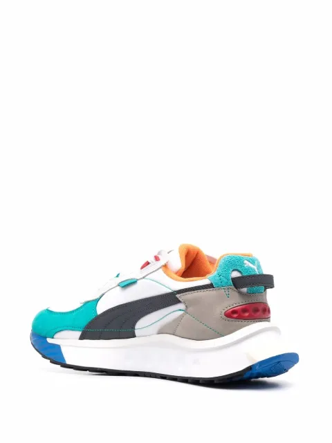puma colour block shoes