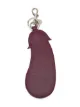 JW Anderson aubergine debossed-logo charm