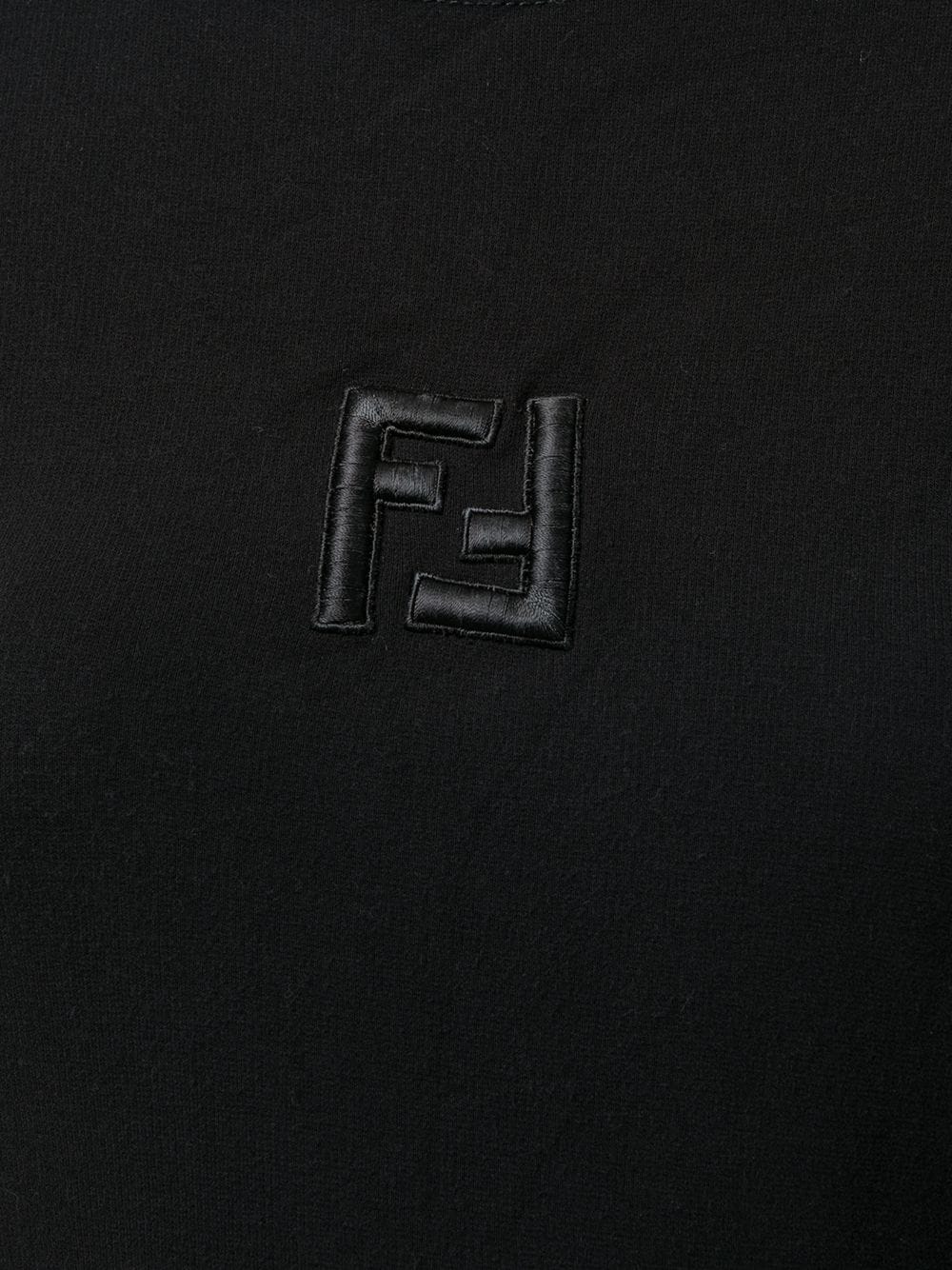 фото Fendi pre-owned футболка с вышитым логотипом