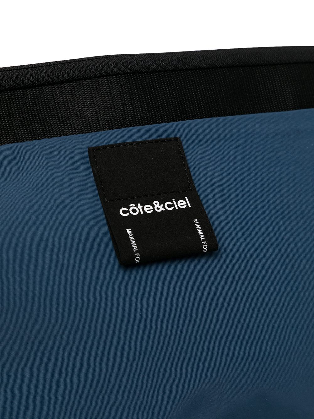 фото Côte&ciel logo-patch sling backpack