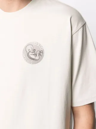 logo-print cotton T-shirt展示图