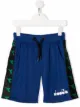 Image 1 of Diadora Junior logo-print track shorts