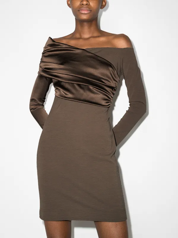 Fendi off-shoulder Ruched Minidress 