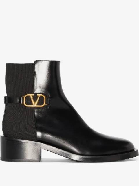 Valentino Garavani VLogo signature calfskin ankle boot 30mm