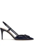 Valentino Garavani VLogo Signature slingback pumps - Black