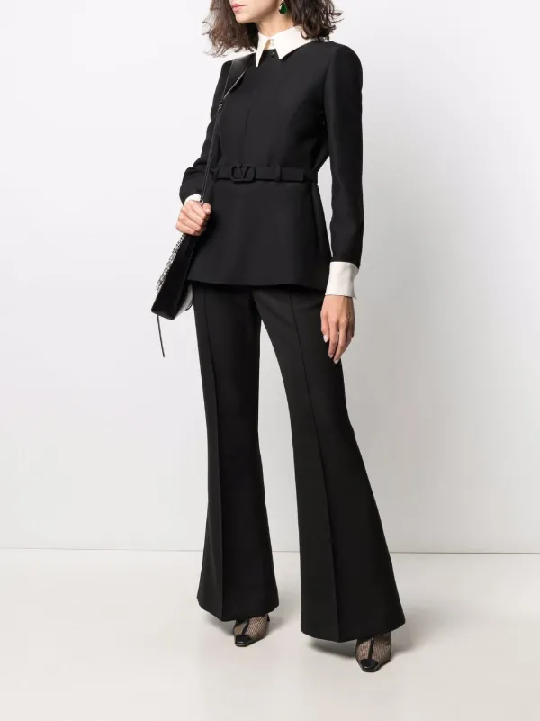 VALENTINO スーツ Valentino Garavani single-breasted Wool Suit | Black | FARFETCH