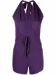 Image 1 of P.A.R.O.S.H. fine-knit halterneck playsuit
