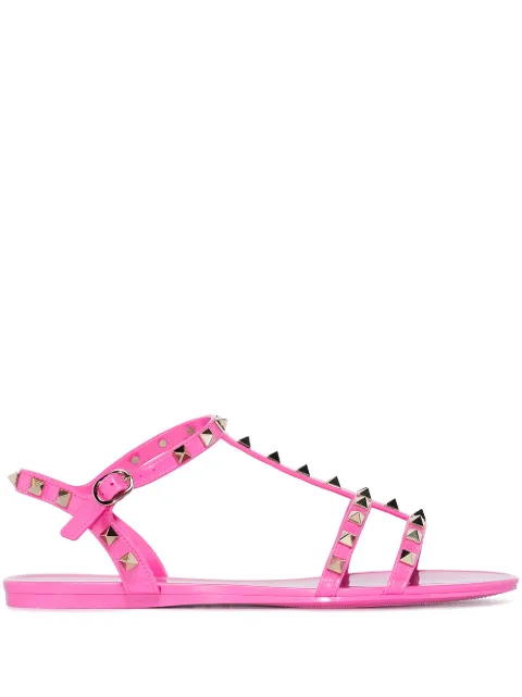 Valentino Garavani Rockstud cage flat sandals