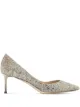 Image 1 of Jimmy Choo Romy glitter 60mm pumps