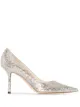 الصورة 1 من Jimmy Choo حذاء 'لوف' جليتر بكعب 85 ملم