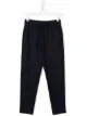 Image 1 of TRUSSARDI JUNIOR TEEN drawstring-waist tapered trousers