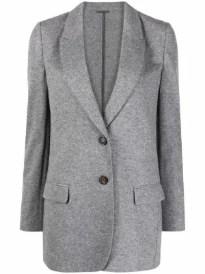 TOM FORD Mélange double-breasted Blazer | Grey | FARFETCH
