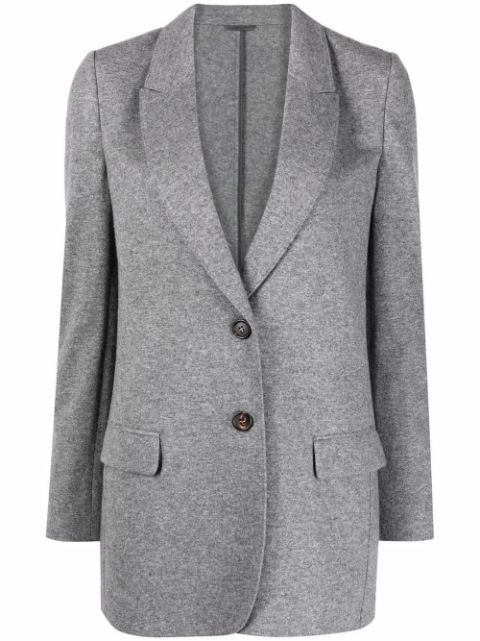 Brunello Cucinelli single-breasted cashmere jacket Women