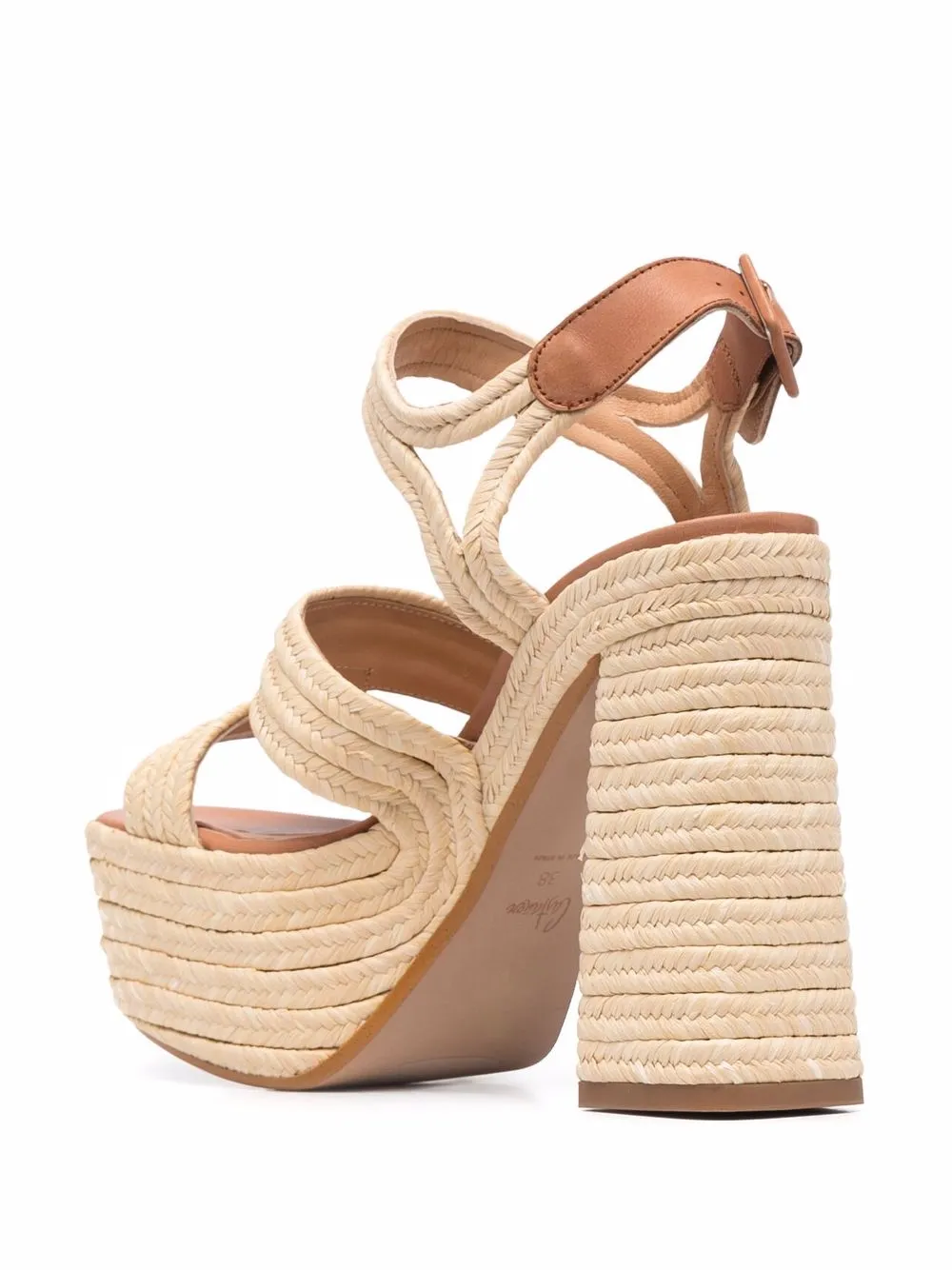 фото Castañer босоножки adah на высоком каблуке