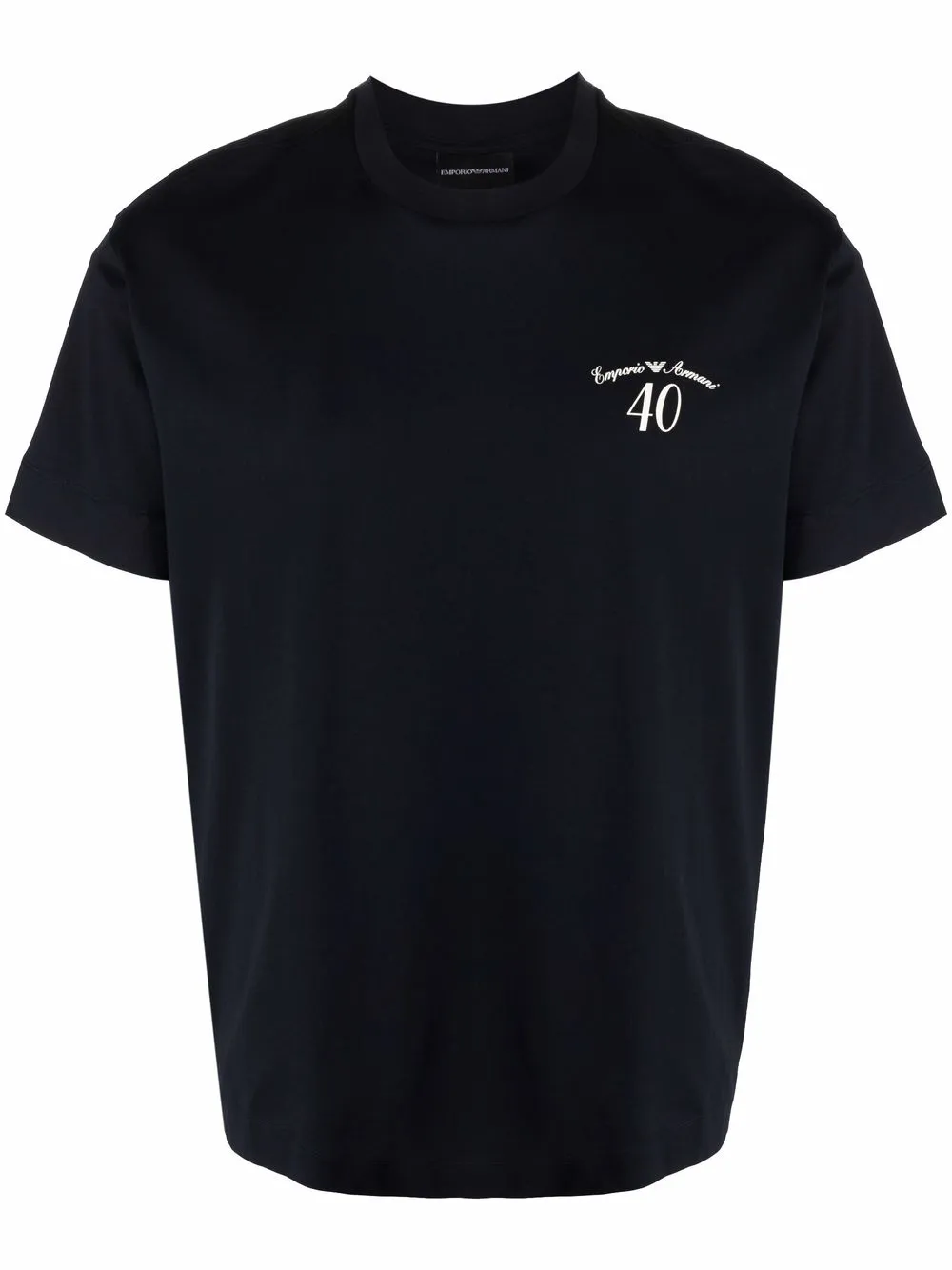 Image 1 of Emporio Armani logo-print cotton T-shirt