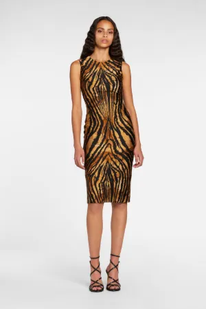 Freedom-Print Dress | Roberto Cavalli 
