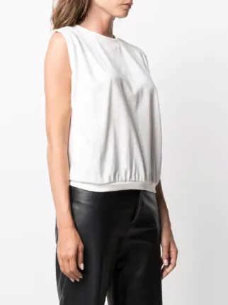 sleeveless cotton sweatshirt展示图