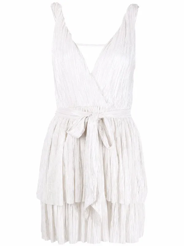 sabina tiered mini dress