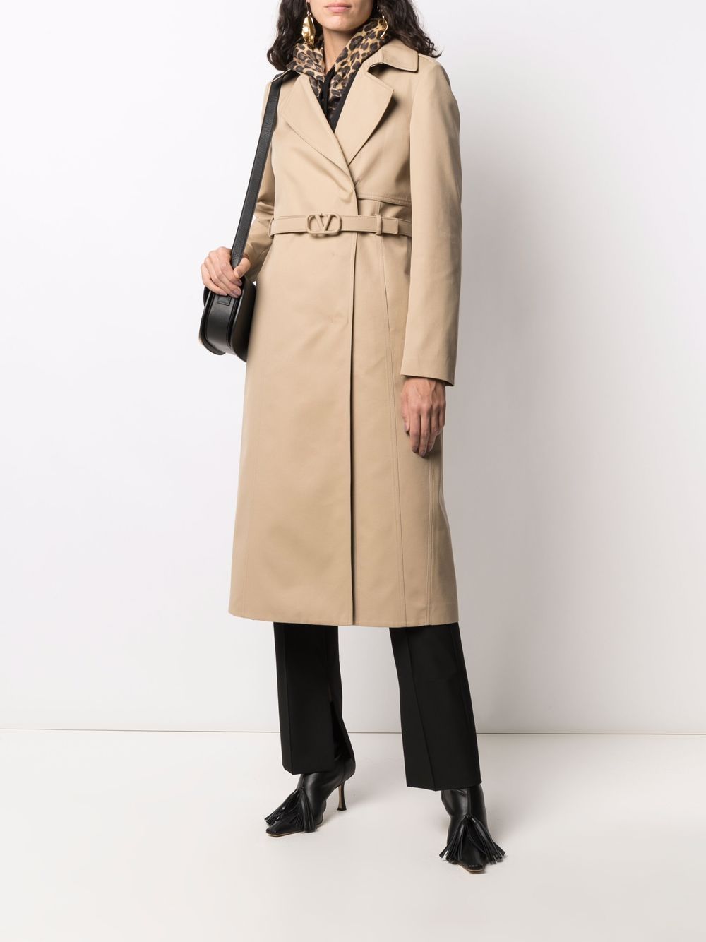 Valentino Garavani VLogo Signature Belted Trench Coat - Farfetch