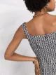 Valentino Trägerkleid mit eckigem Ausschnitt