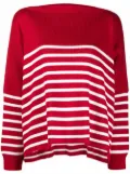 Valentino Garavani horizontal-stripe jumper - Red
