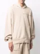 VAL KRISTOPHER slogan-print oversized hoodie