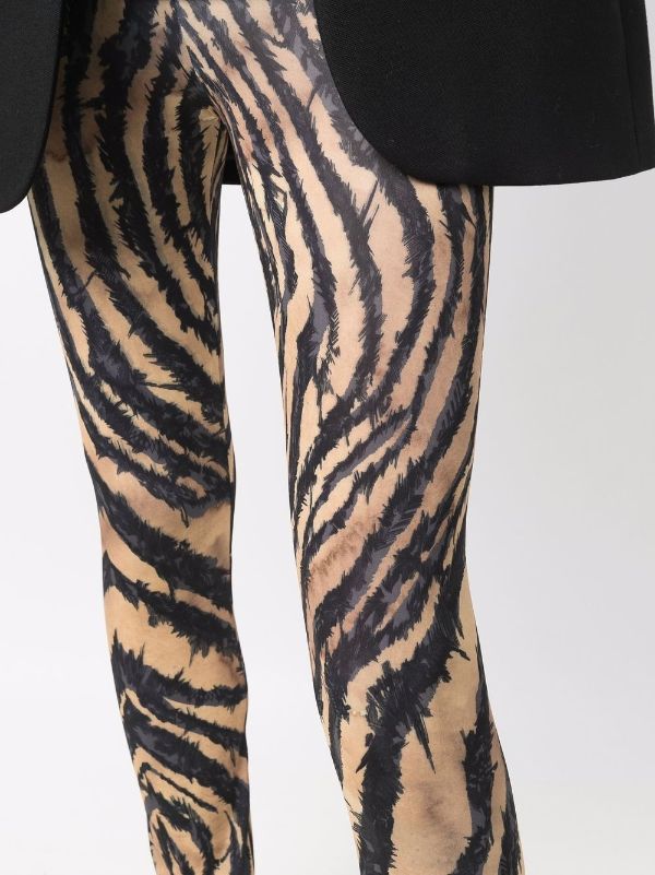 Roberto Cavalli zebra-print Leggings - Farfetch