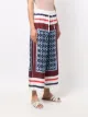 Valentino striped silk-cady trousers