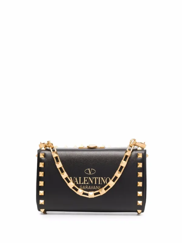 Valentino Garavani Rockstud Alcove Clutch Bag