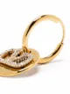 Valentino Garavani crystal-embellished Vlogo earrings