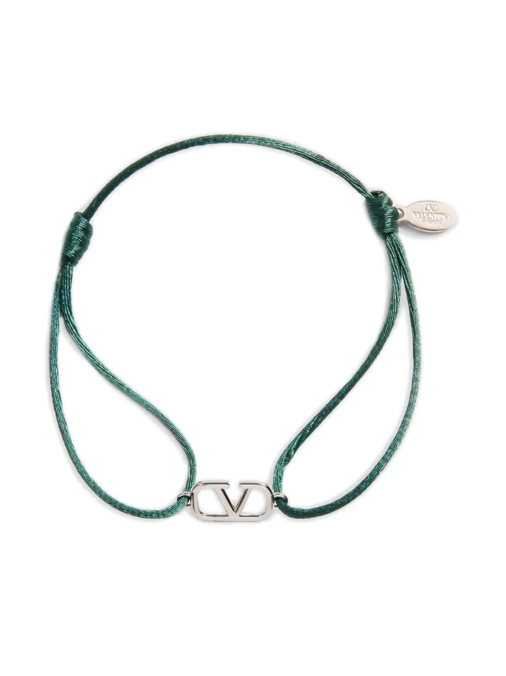 Valentino Garavani VLogo Signature cord bracelet | Green | Image 1