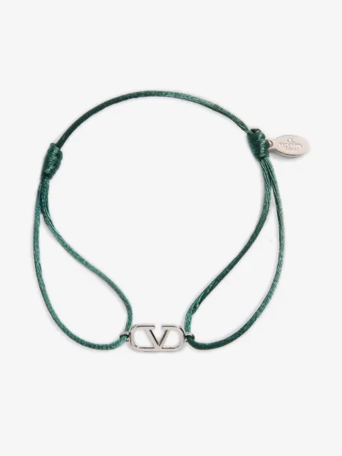 Valentino Garavani Vlogo Signature cotton bracelet