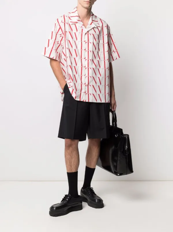 Valentino VLTN-print short-sleeve shirt 