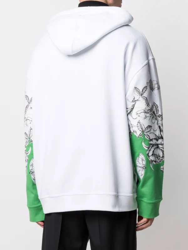 Valentino Garavani Dark Blooming パーカー | ホワイト | FARFETCH JP