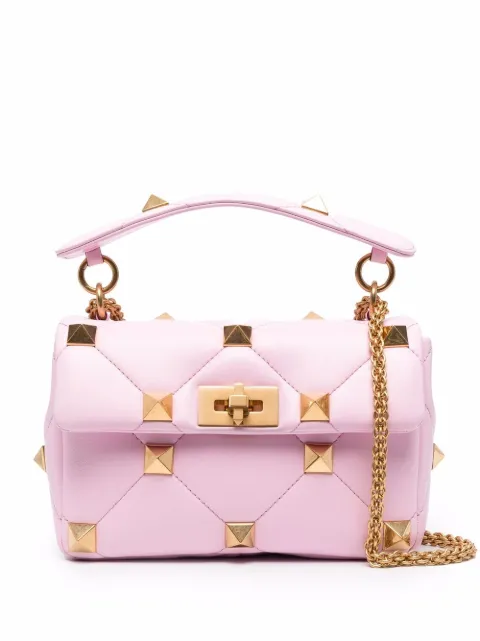 Valentino Garavani Bolsa de ombro Roman Stud média