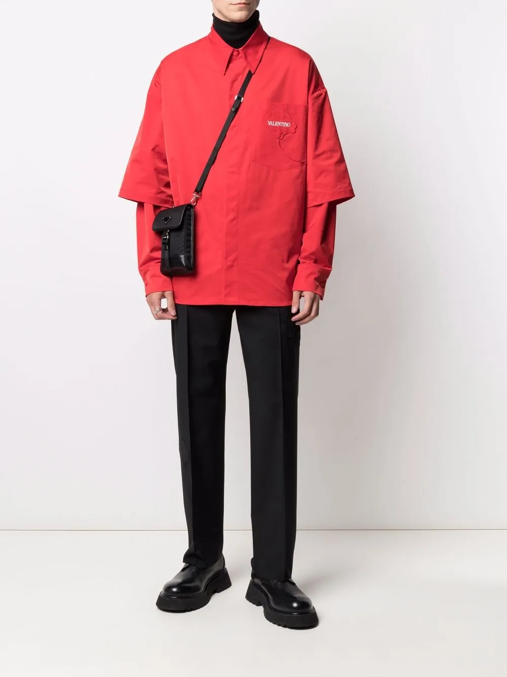 фото Valentino рубашка с логотипом