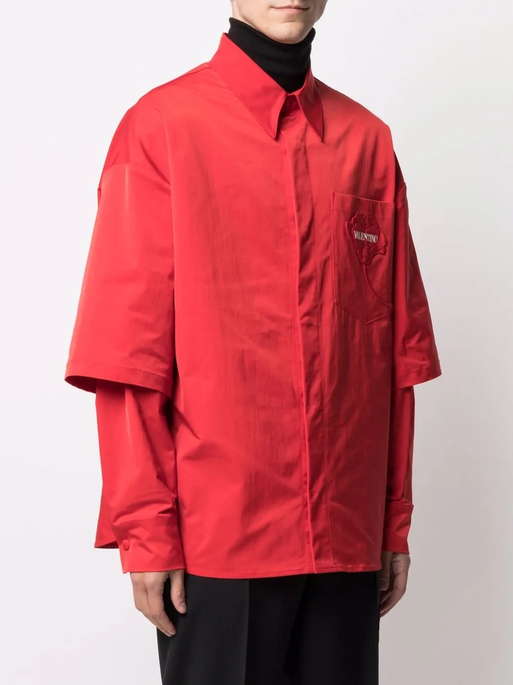 фото Valentino рубашка с логотипом