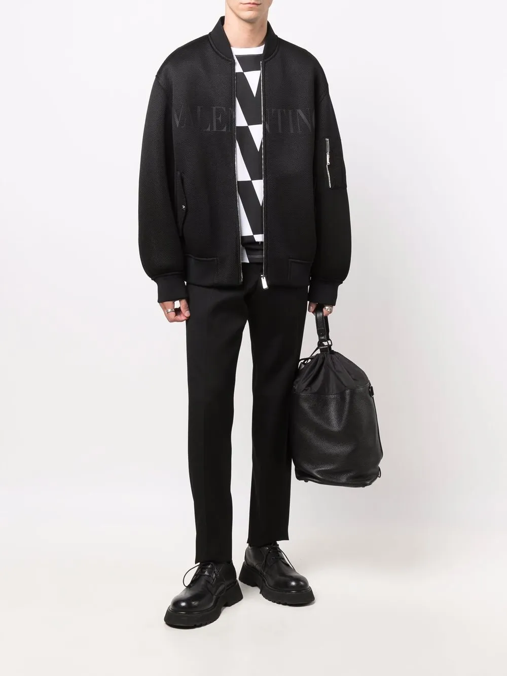 фото Valentino футболка с монограммой