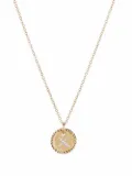 David Yurman 18kt yellow gold X Initial Charm diamond necklace