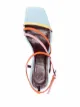 STAUD colourblock strappy sandals