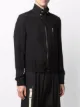 Rick Owens snap collar bomber jacket