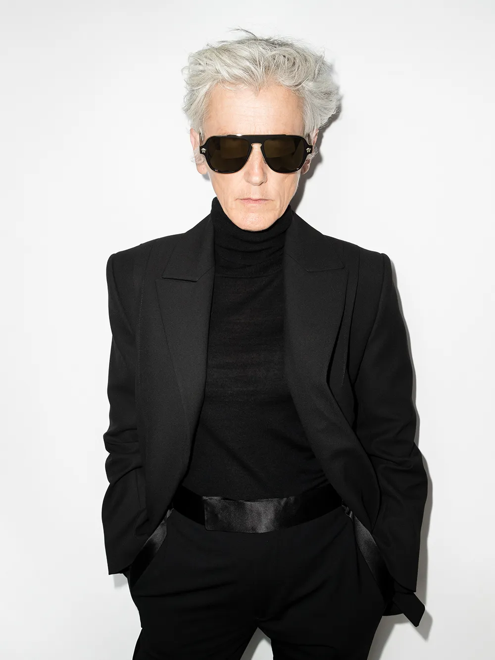 Image 2 of Versace Eyewear Medusa aviator-frame sunglasses