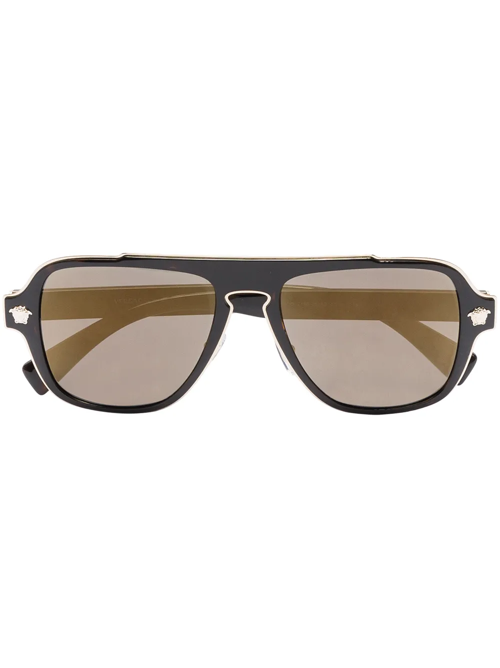 Image 1 of Versace Eyewear Medusa aviator-frame sunglasses