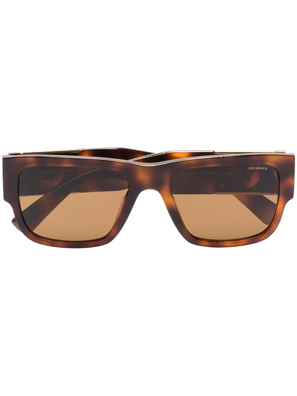 Image 1 of Versace Eyewear Medusa Stud rectangle-frame sunglasses