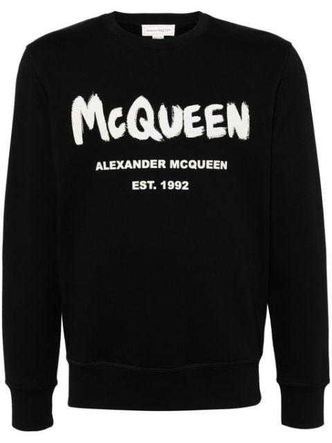 Alexander McQueen Graffiti-print sweatshirt Men