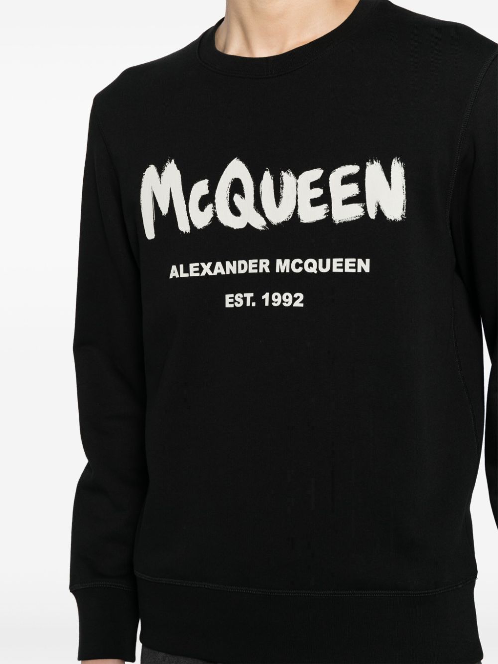 Alexander McQueen Graffiti-print sweatshirt Men