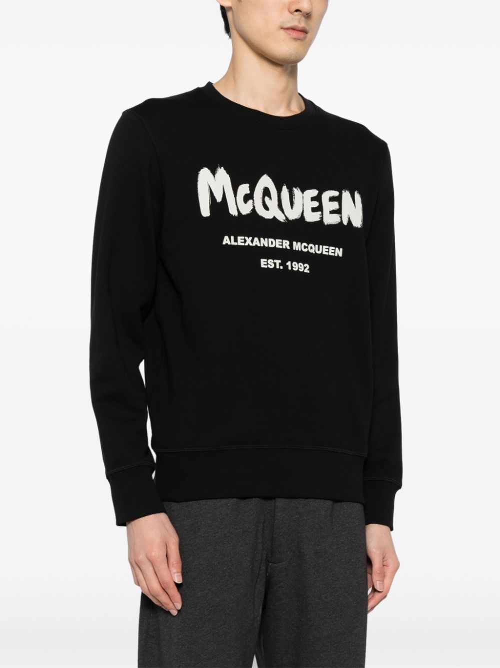 Alexander McQueen Graffiti-print sweatshirt Men