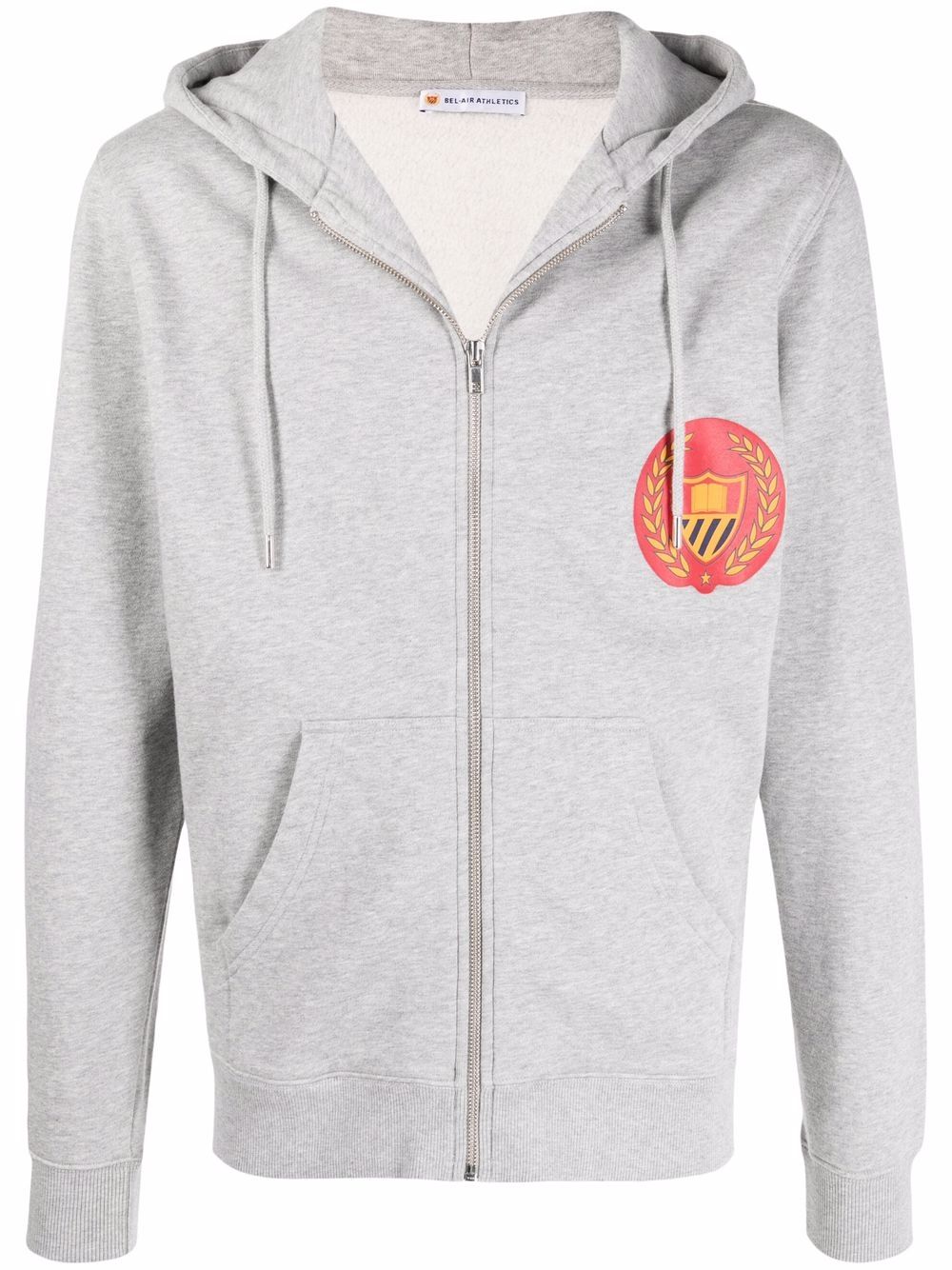 BEL-AIR ATHLETICS CREST LOGO PRINT HOODIE